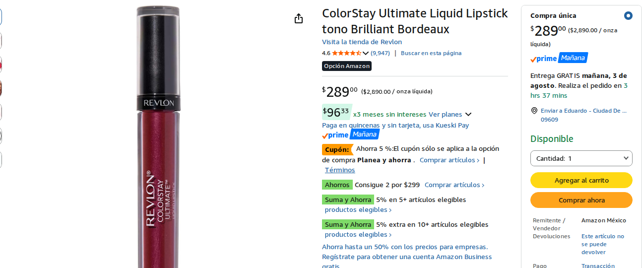 Labial Líquido Burdeos