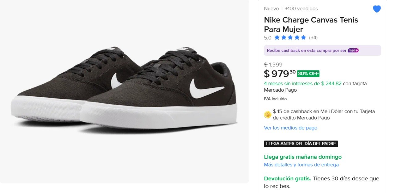 Nike Charge Canvas Tenis Para Mujer